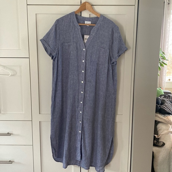 J. Jill 100% Linen Dress - Picture 1 of 6